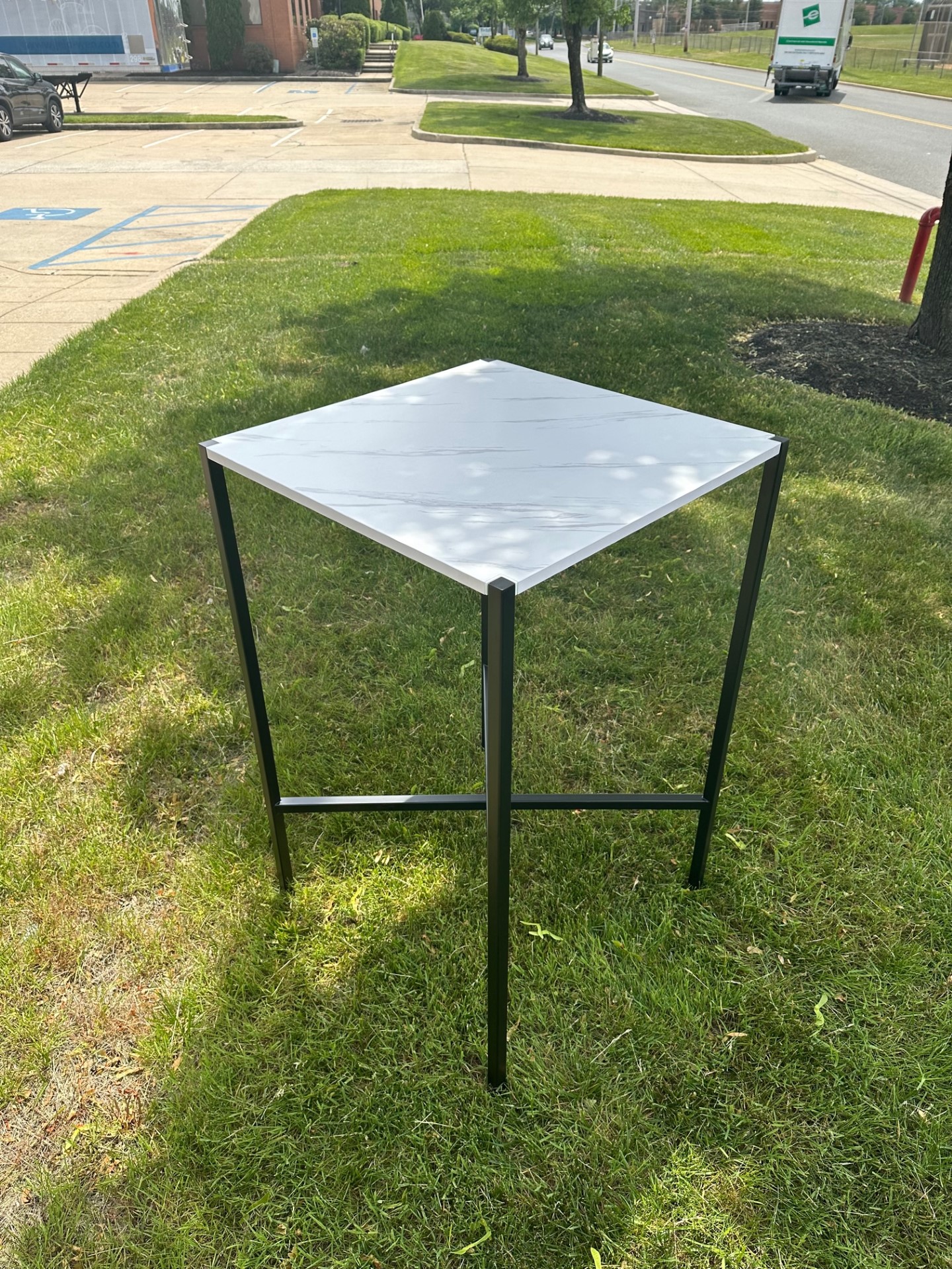 Rental store for KROSS TABLE WITH WHITE MARBLE TOP in Philadelphia NJ
