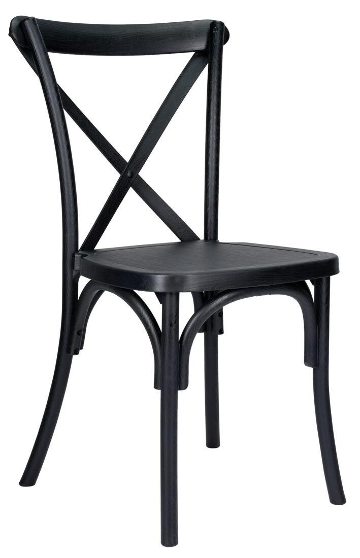 Rental store for CHAIR, CROSS BACK RESIN-BLACK in Philadelphia NJ