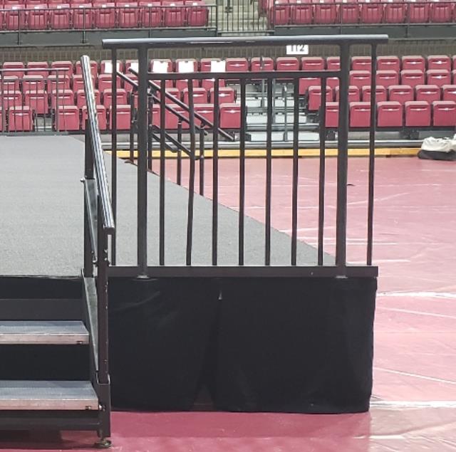 Rental store for STAGE 4  GUARDRAIL W CHAIR STOP in Philadelphia NJ