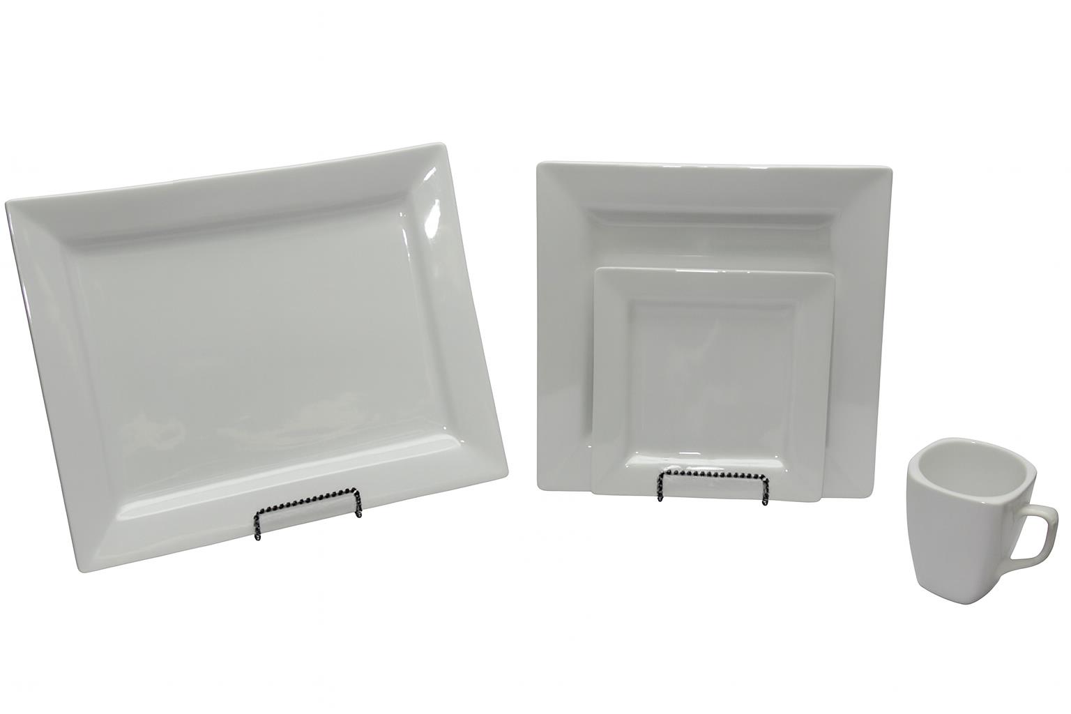 Rental store for SQUARE WHITE CHINA PATTERN in Philadelphia NJ