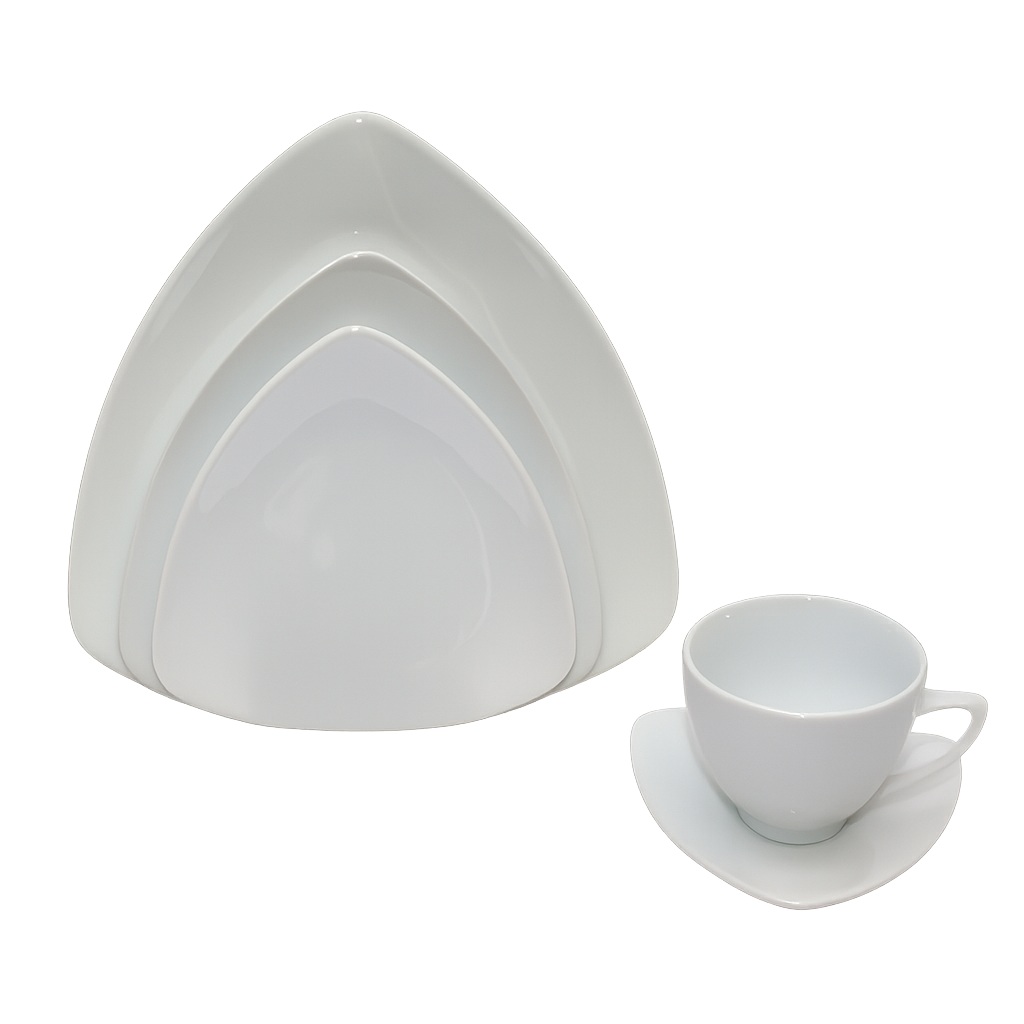 Rental store for TRIANGLE WHITE CHINA PATTERN in Philadelphia NJ
