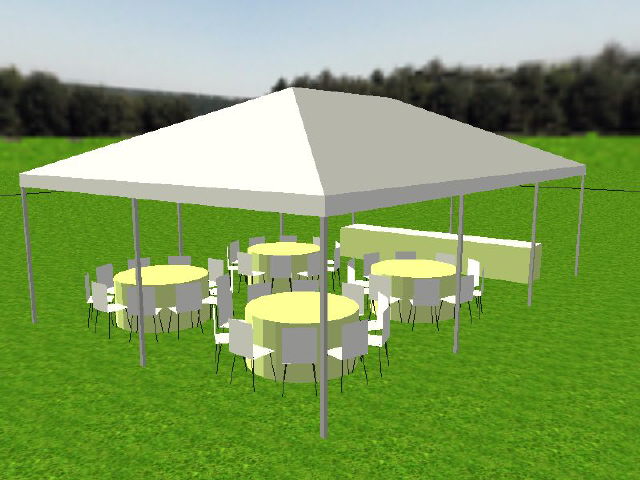 Rental store for TENT PKG FOR 40 GUESTS   2 FOOD TABLES in Philadelphia NJ