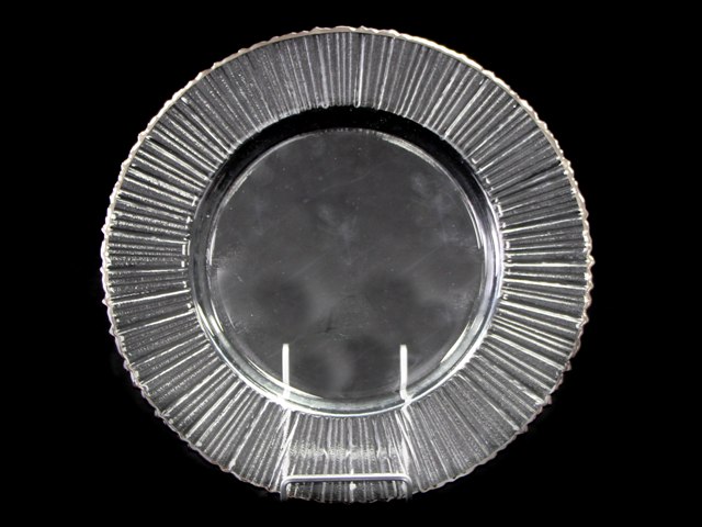 Rental store for CHARGER, GLASS RAY PATTRN SILVER RIM 13 in Philadelphia NJ