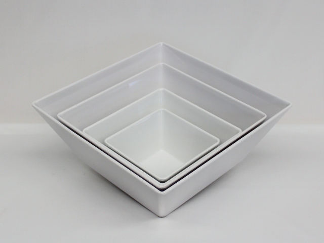 Rental store for BOWL, MELAMINE SQUARE-WHITE 12  228OZ in Philadelphia NJ
