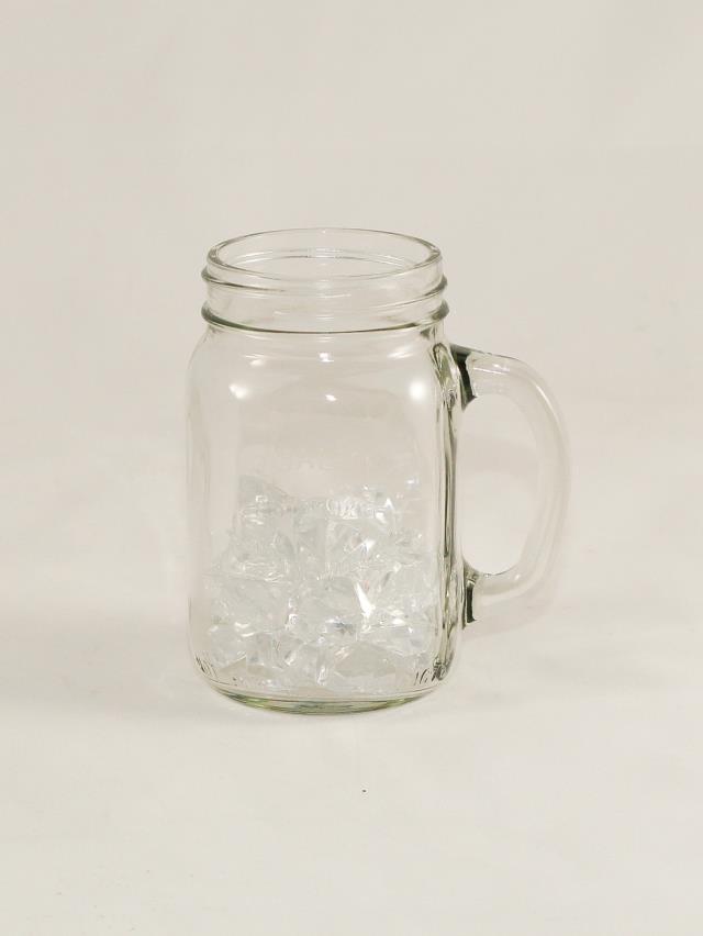 Rental store for GLASS, MASON JAR W  HANDLE 16 OZ in Philadelphia NJ