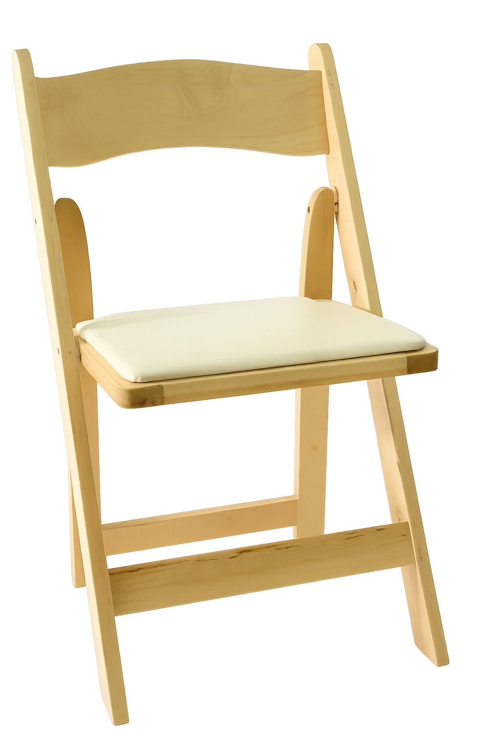 Rental store for CHAIR, FOLDING PADDED WOOD - NATURAL in Philadelphia NJ