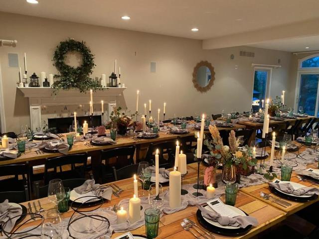 Rental store for TABLE, FARMHOUSE STYLE 8  X 40  NATURAL in Philadelphia NJ