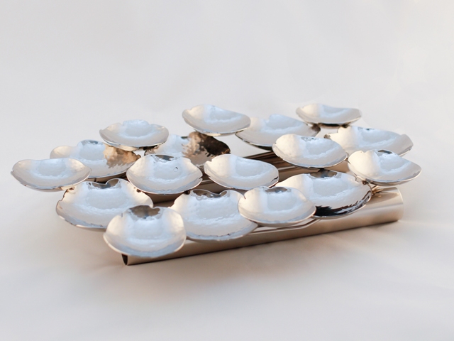 Rental store for TRAY, HORS D OEUVRES HAMMERED-SECTIONAL in Philadelphia NJ