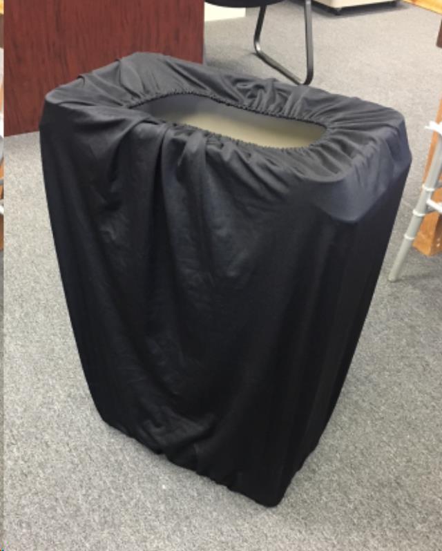 Rental store for LINEN SLIM JIM TRASH CAN COVER - BLACK in Philadelphia NJ