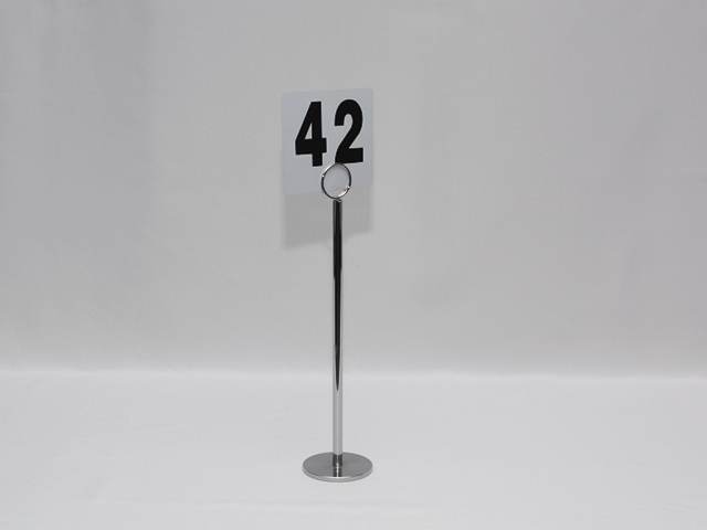 Rental store for NUMBER STANDS 12  TALL - CHROME in Philadelphia NJ