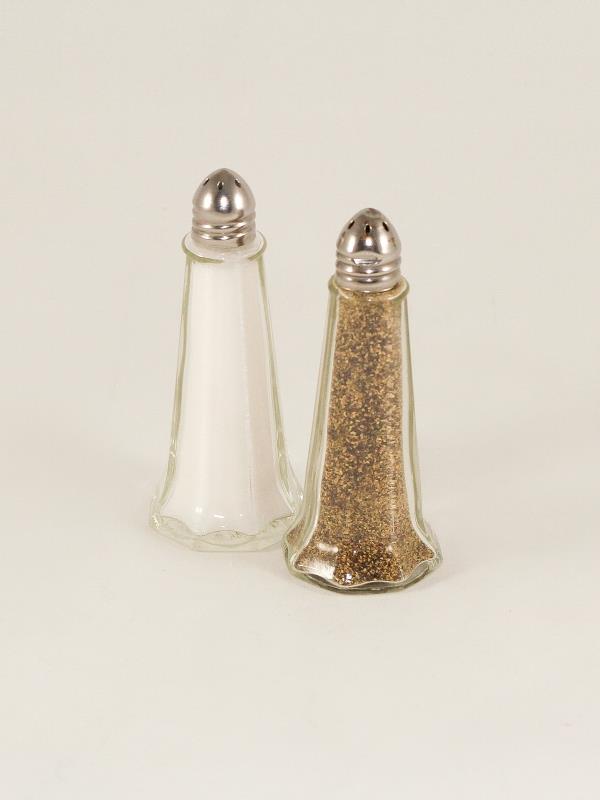 Rental store for SALT PEPPER SET-GLASS  TOWER  CHROME TOP in Philadelphia NJ