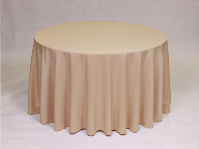 Rental store for 108  ROUND - POLYESTER - CAMEL in Philadelphia NJ