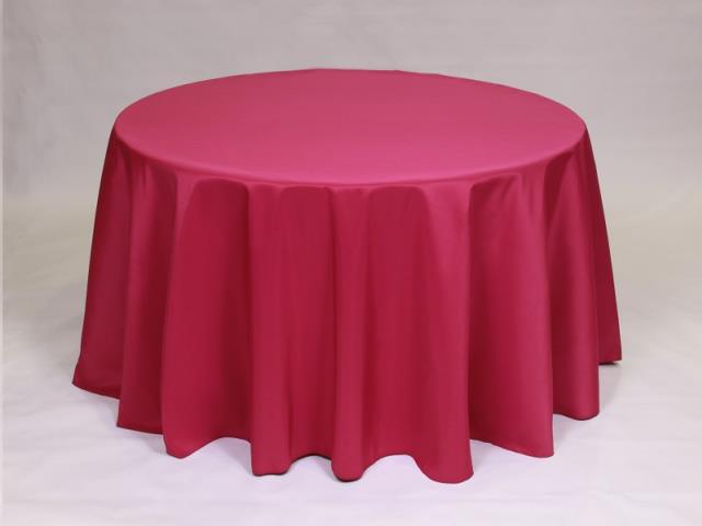 Rental store for 108  ROUND - POLYESTER - FUCHSIA in Philadelphia NJ