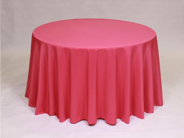 Rental store for 108  ROUND - POLYESTER - HOT PINK in Philadelphia NJ