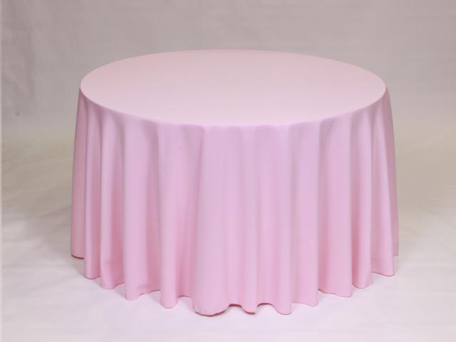 Rental store for 108  ROUND - POLYESTER - LIGHT PINK in Philadelphia NJ