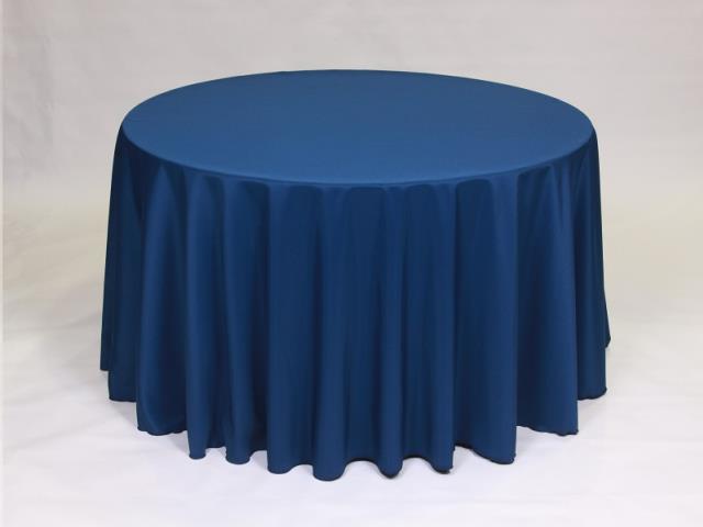 Rental store for 108  ROUND - POLYESTER - NAVY in Philadelphia NJ