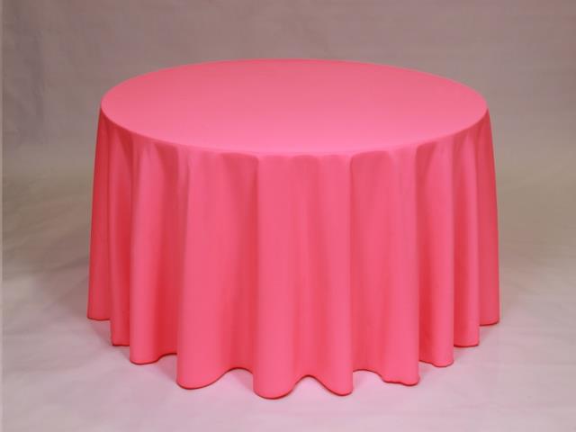 Rental store for 108  ROUND - POLYESTER - NEON PINK in Philadelphia NJ