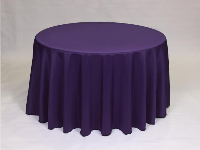 Rental store for 108  ROUND - POLYESTER - PURPLE in Philadelphia NJ
