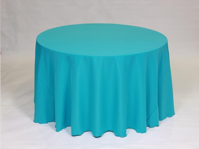 Rental store for 108  ROUND - POLYESTER - TURQUOISE in Philadelphia NJ