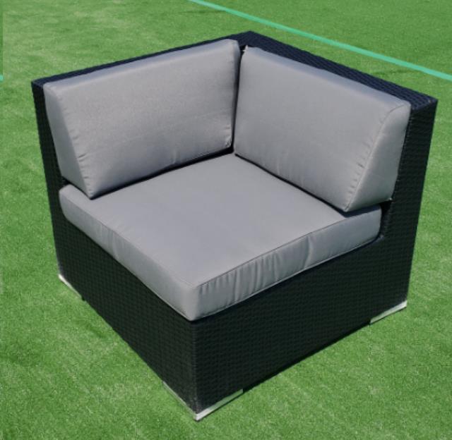 Rental store for CHAIR, CORNER- BLACK WICKER W. GRAY C 3 in Philadelphia NJ