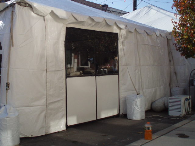 Rental store for TENT DOUBLE DOOR - STANDARD VINYL in Philadelphia NJ