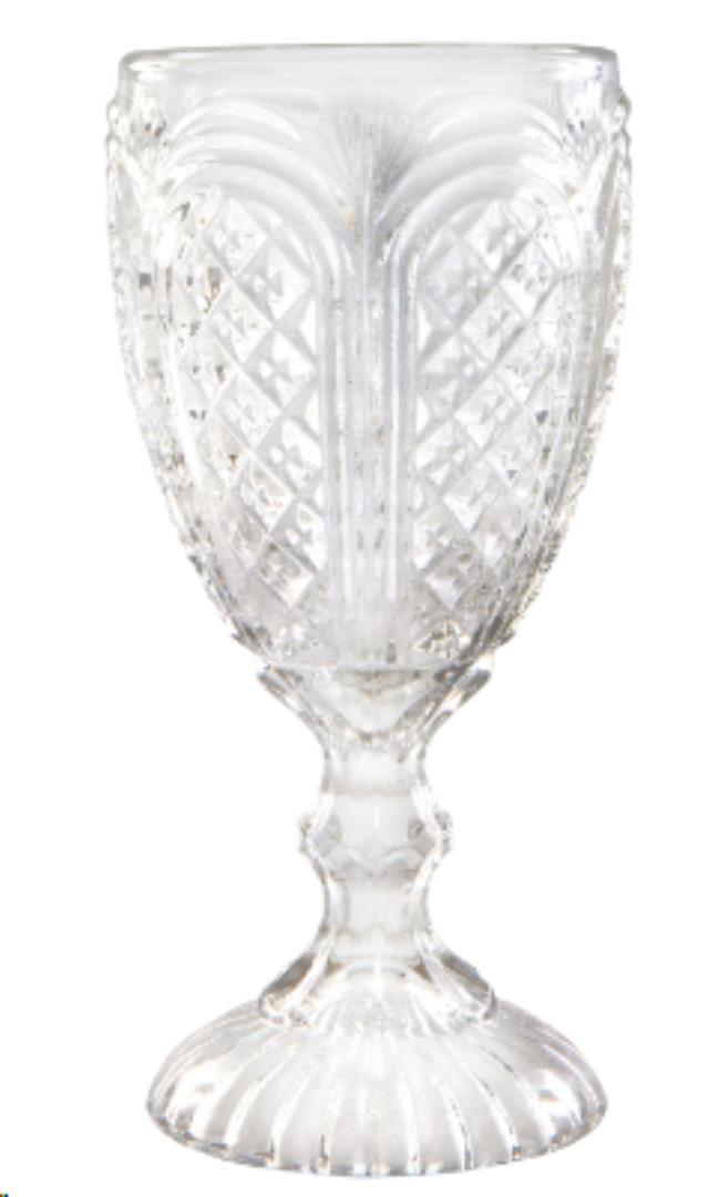 Rental store for GLASS, CAROUSEL GOBLET 11OZ - CLEAR in Philadelphia NJ