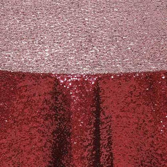Rental store for 120  ROUND - GLIMMER SEQUIN - CRIMSON in Philadelphia NJ
