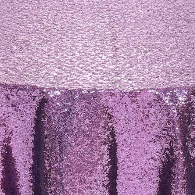 Rental store for 120  ROUND - GLIMMER SEQUIN - VIOLET in Philadelphia NJ